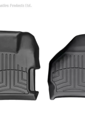 WeatherTech 99-07 Ford F250/F350/F450/F550 Super Duty Regular Cab Front FloorLiner - Black Handmade