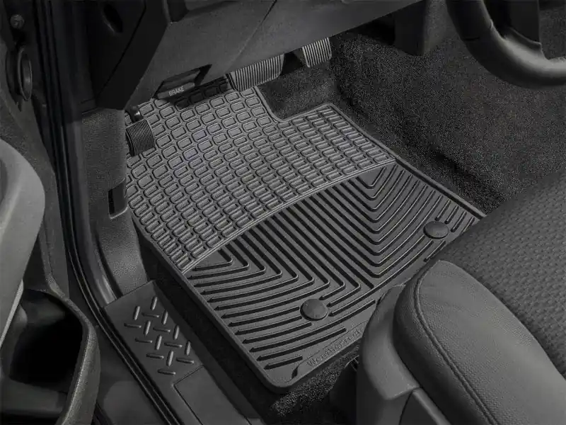 Price Drop WT Rubber Mats - Front - Blk