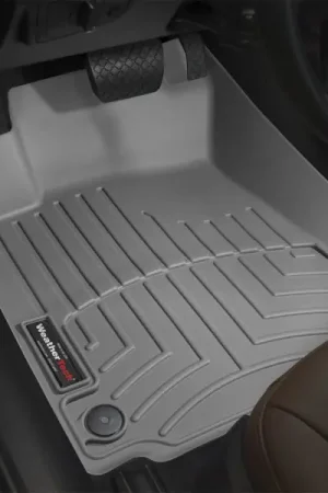 WeatherTech 12-13 Toyota Tacoma Front FloorLiner - Grey Crafted