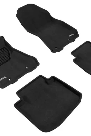 3D MAXpider 15-19 Subaru Legacy/ Outback Elegant 1st 2nd Row - Floor Mat Set (Black) Viral