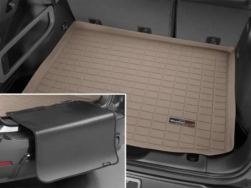 Special Discount WeatherTech 14+ Jeep Cherokee Cargo Liner w/ Bumper Protector - Tan
