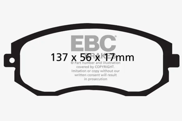 Fan Favorite EBC 12+ Scion FR-S 2 Yellowstuff Front Brake Pads