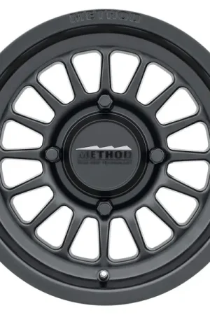 Method MR411 Bead Grip 15x7 / 5+2/38mm Offset / 4x136 / 106.25mm CB Matte Black Wheel Viral