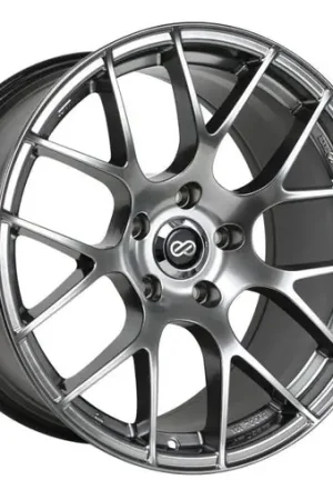 Enkei Raijin 18x8 35mm Offset 5x100 Bolt Pattern Hyper Silver Wheel Fan Favorite