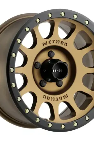 Method MR305 NV 18x9 +25mm Offset 5x150 116.5mm CB Method Bronze/Black Street Loc Wheel Certified