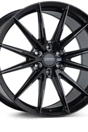 Last Chance Vossen HFX-2 17x9 - 6x139.7 - ET0 - Super Deep - 106.1 - Satin Black Wheel