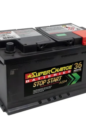 SuperCharge MF77HSS AGM Stop Start 12V Battery (Pickup Only) Free Delivery