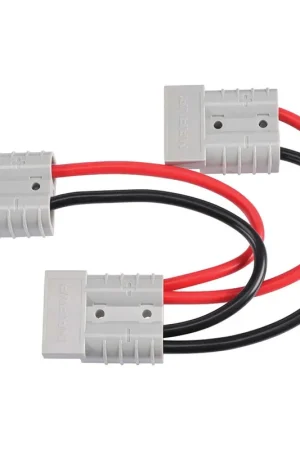 Order Now Narva 81069BL Heavy-Duty Adaptor (Battery Connector To Twin Battery Connectors) 50A 50 Amp Anderson Style