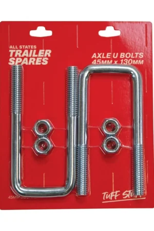 Luxury ASTSS 130mm U-Bolts to Suit 45mm Square Axle (Pack of 2) - R5608