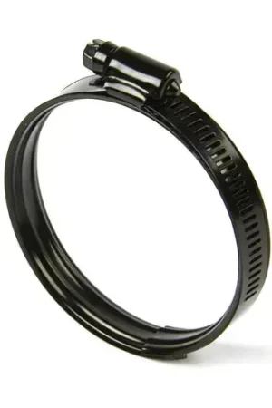 Direct From Factory SAAS Hose Clamp Dual Bead Black Stainless Steel 48mm - 65mm - SSDC51B