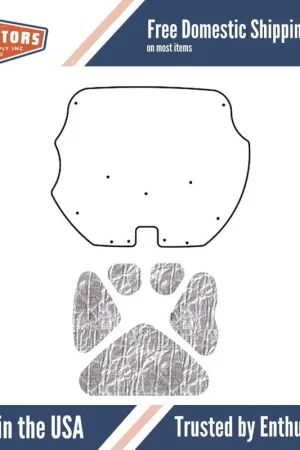 Price Cut Trunk Lid Insulation Pad Cover for 1958 Chevrolet Rear Under Smooth, w/CUTC3