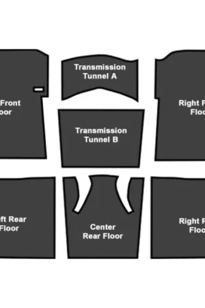 Sound Deadener for 1955-1957 Buick Super Die Cut EVA Complete 7Pc In Demand