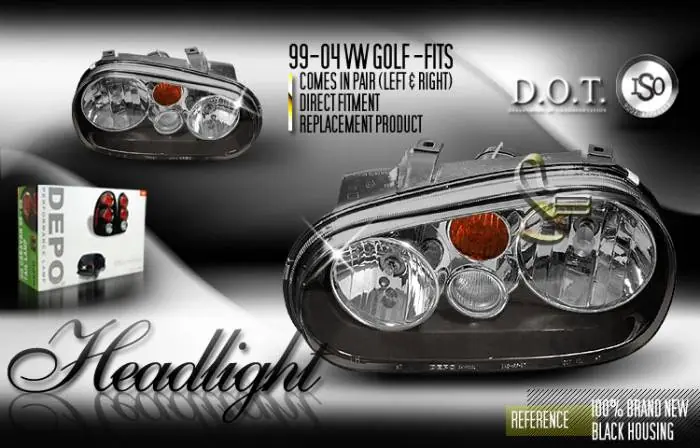 Black Pro Headlights Super Sale