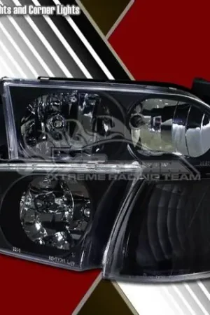 JDM Black Headlights - Signal Flash Sale