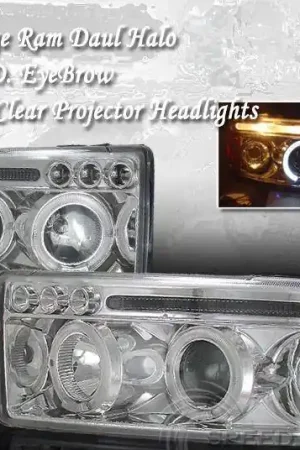 Chrome Dual Halo LED Headlights While Supplies Last