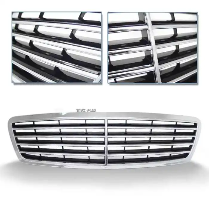 W203 OEM Style Chrome Grille Fan Favorite