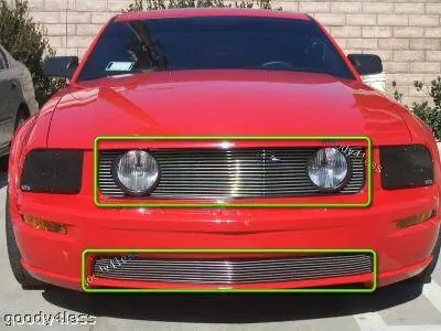 Mustang GT V8 Billet Grille Combo Best Seller