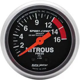 Nitrous Pressure Gauge Must Have