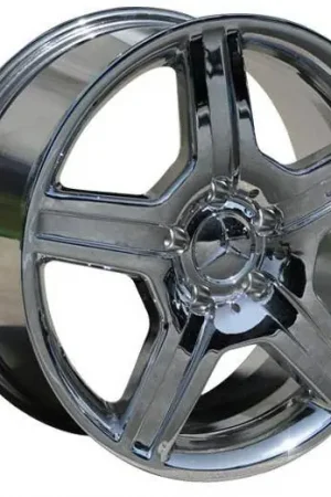 17 Inch 5 Chrome - 4 Wheel Set Wholesale