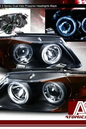 One Day Deal Black E90 Halo Headlights