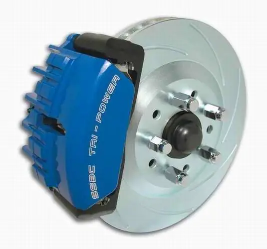 SSBC Disc Brake Kit with Force 10 Tri-Power 3-Piston Aluminum Calipers & 13 Inch Rotors - Front - A112-11 Wholesale