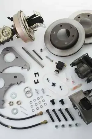 Big Sale SSBC Power Drum to Disc Brake Conversion Kit with Single-Piston Cast Iron Calipers - Front - A126-71