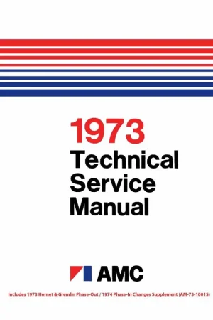 Low Price Service Manual for 1973 AMC