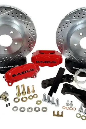 Fan Favorite Baer Brakes 4301526MG-X1 Baer Brakes 13" SS4 Front Brake Kit, Monster Green, SDZ, ARP Studs