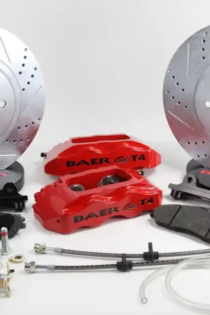 Free Shipping Baer Brakes 4301410HO Baer Brakes 13" Track4 Front Brake Kit, Hugger Orange, SDZ