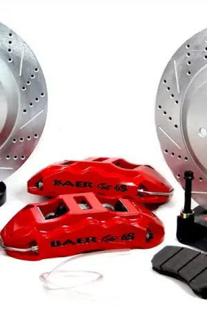 Baer Brakes 4261049FR-1 Baer Brakes 15" Extreme Front Brake Kit, Fire Red, Slot Reduced Price
