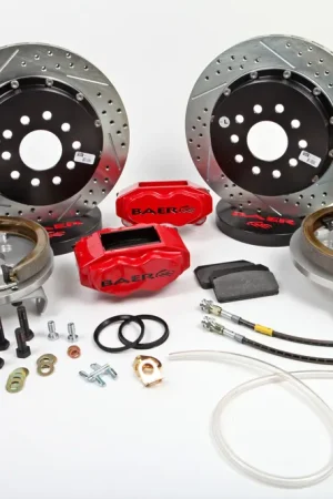 Popular Baer Brakes 4262269FR Baer Brakes 13" SS4+ Rear Brake Kit, Fire Red, SDZ