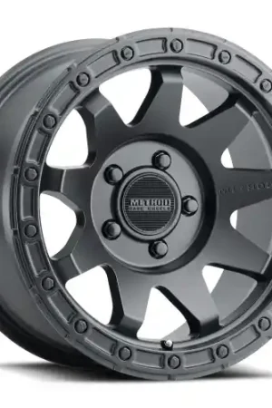 Method Race Wheels | MR317 | MATTE BLACK | 17x8.5 | 0 Offset | 4.75 Backspacing | 8x6.5 | MR31778580500 High Quality