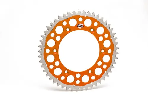 Renthal 2021 KTM 300 EXC CKD BR Rear Twinring - Orange 520-52P Teeth Price Cut