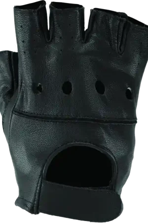 Exclusive River Road Diamond Shorty Gloves Black Womens - Large