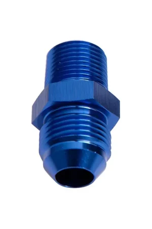 Aeroflow Straight Male Flare Adapter -4AN to 1/2" NPT - Black Limited Time