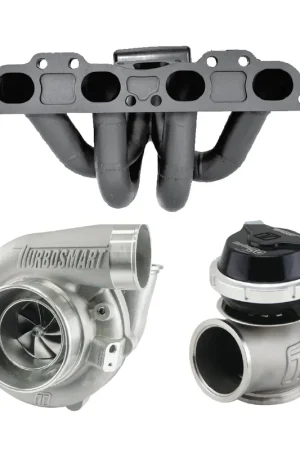 Last Chance CMA 6Boost Turbosmart Turbo Kit 6870 Kompact V-Band 1.07AR 850HP to 990HP (SR20 DE/DET/VE/VET) - Black Wastegate