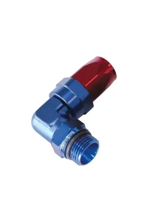 Get Yours Aeroflow 90 Deg Taper Swivel Hose End -12AN ORB To -16AN - Black