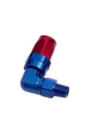 Aeroflow 90 Deg Taper Swivel Hose End 3/4" NPT Male to -16AN - Black Buy Online