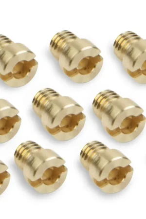 Holley Replaceable Air Bleed - Size 63 Air bleeds for the idle, intermediate and high speed circuits. 63=Jet Size Secure Checkout