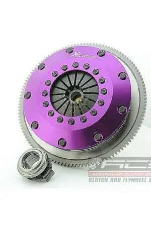 Xtreme Clutch 200mm Rigid Solid Ceramic Twin Plate Clutch Kit (HONDA H22A TWIN RIGID CERAMIC 200mm) Direct From Manufacturer