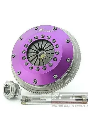 Bargain Xtreme Clutch 200mm Rigid Solid Ceramic Twin Plate Clutch Kit (KIT MSP MITS LANCER EVO X inc F/W)