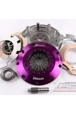 Professional Grade Xtreme Clutch 200mm Sprung Ceramic Twin Plate Clutch Kit (KIT MSP MAZ MX5 6S SPRUNG TWIN PLATE CER)