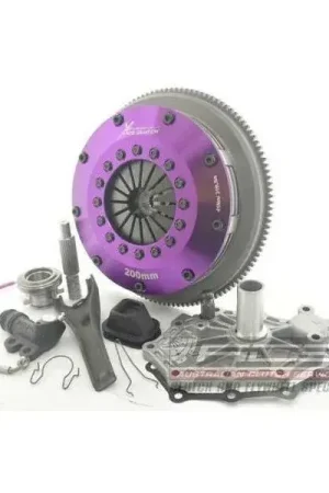 Worldwide Shipping Xtreme Clutch 200mm Sprung Ceramic Twin Plate Clutch Kit (KIT MSP NISSAN RB26DETT inc F/W)
