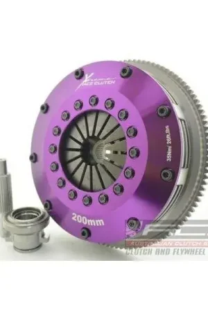 While Supplies Last Xtreme Clutch 200mm Sprung Ceramic Twin Plate Clutch Kit (KIT MSP NISSAN SR20 5spd inc F/W)