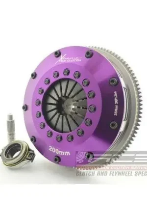 Xtreme Clutch 200mm Sprung Ceramic Twin Plate Clutch Kit (KIT MSP NISSAN SR20DE FWD inc F/W) Instant Buy