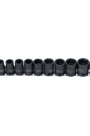 Hassle-Free Returns SP Tools 1/2" Drive Impact Socket Rail Set - Metric Only - 6pt - 11pc