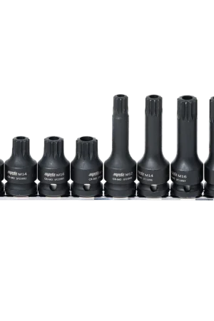 SP Tools 1/2" Drive Impact Socket Rail Set - Tamper Spline - 8pc Top Pick