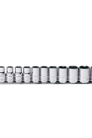 Fast Shipping SP Tools 1/2" Drive Socket Rail Set - Metric Only - 6pt - 12pc