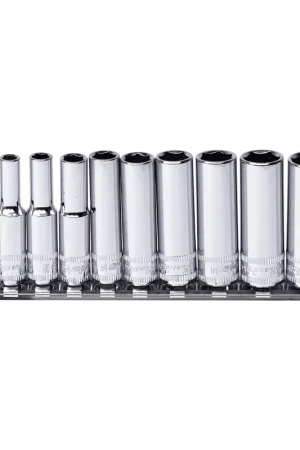 SP Tools 1/4" Drive Socket Rail Set - Deep - Metric Only - 6pt - 10pc Limited Time