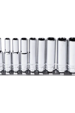 SP Tools 1/4" Drive Socket Rail Set - Deep - SAE Only - 6pt - 9pc Don’t Miss Out